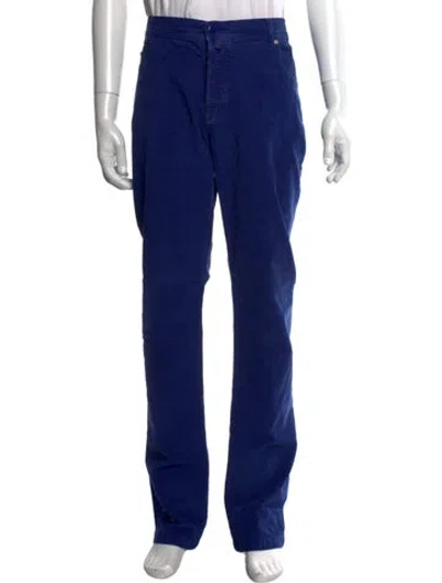Pre-owned Kiton Pants In Blue