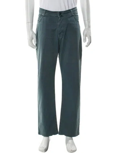 Pre-owned Kiton Pants In Blue