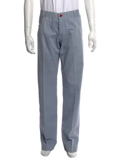 Pre-owned Kiton Pants In Blue