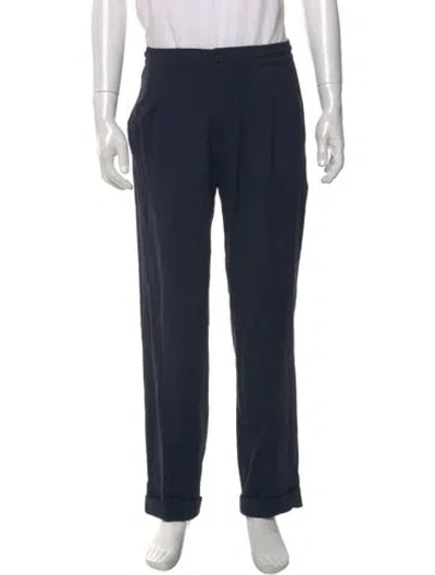 Pre-owned Kiton Pants In Blue