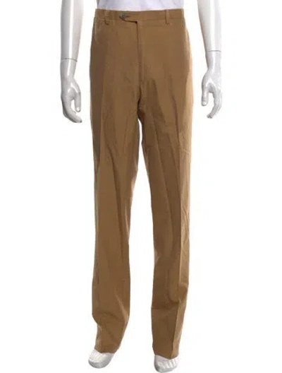 Pre-owned Kiton Pants In Brown