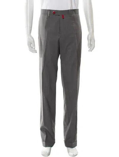 Pre-owned Kiton Pants In Gray