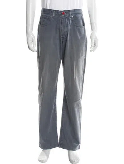 Pre-owned Kiton Pants In Gray