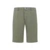 Kiton Lyocell Blend Knee-length Shorts In Green