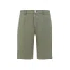 Kiton Lyocell Blend Knee-length Shorts In Green