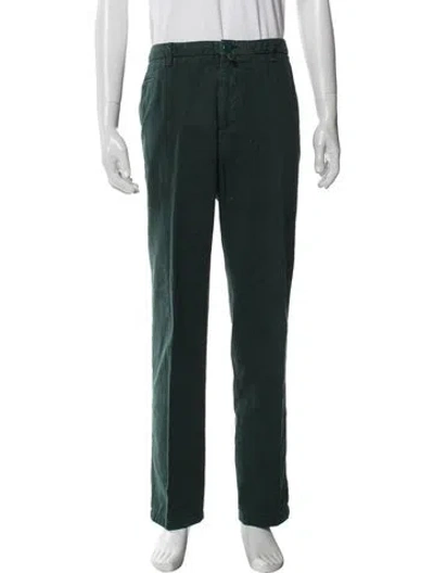 Pre-owned Kiton Pants In Green