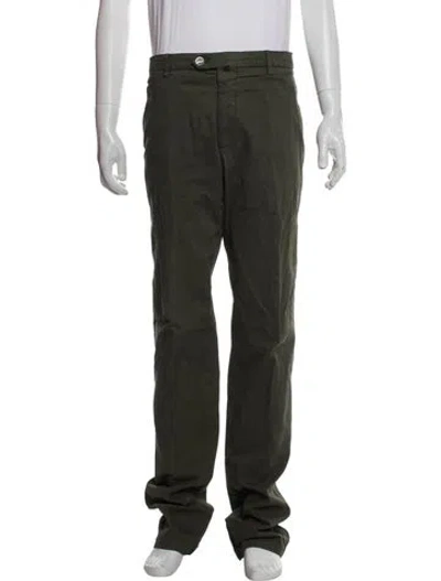 Pre-owned Kiton Pants In Green