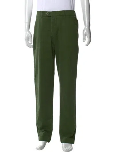 Pre-owned Kiton Pants In Green