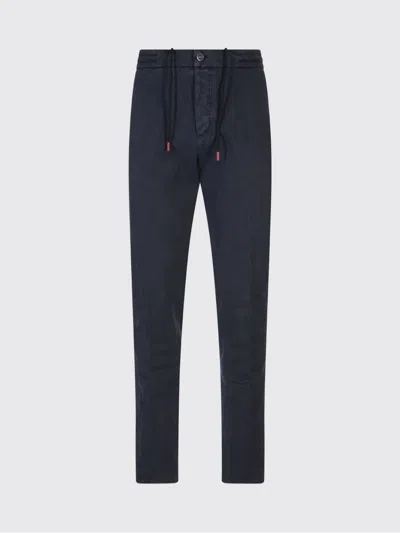 Kiton Pants  Men Color Blue