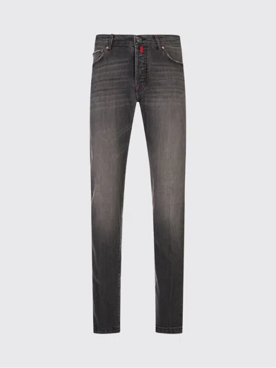 Kiton Jeans  Men Color Grey In Gray