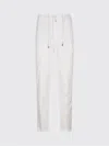 Kiton Tailored Linen Drawstring Trousers In White