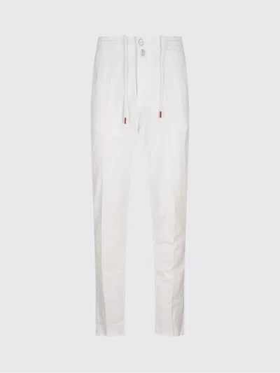 Kiton Pants  Men Color White