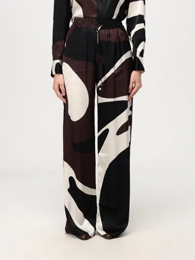 KITON PANTS KITON WOMAN COLOR BROWN,G07498032