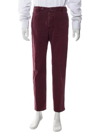 Pre-owned Kiton Pants In Red