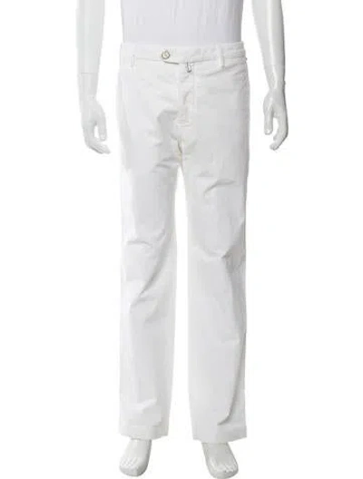 Pre-owned Kiton Pants In White