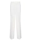 Kiton Straight Trousers With Belt Loops And Pockets In White