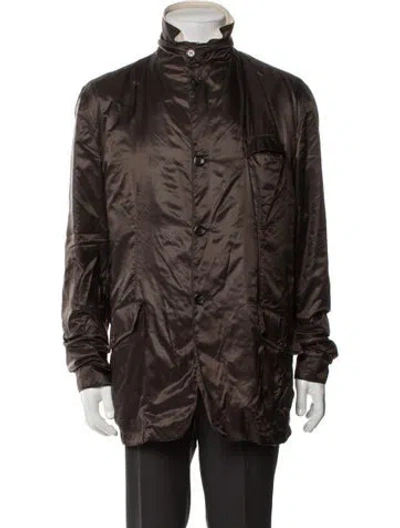 Pre-owned Kiton Parka In Brown