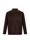 Kiton Patch-pocket Button-up Jacket In Brown