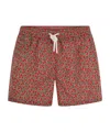 Kiton Men Patterned Beach Boxers In Red