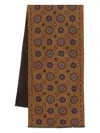 KITON PATTERN-JACQUARD SCARF