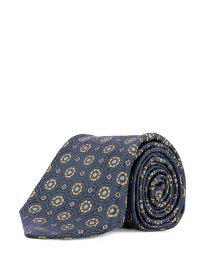 KITON PATTERNED-JACQUARD TIE