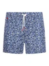 Kiton Patterned Swimsuit In Multicolour