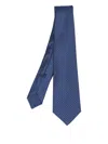 Kiton Patterned Tie In Brown