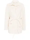 Kiton Perforated-design Jacket In White