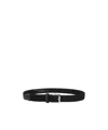 Kiton Adjustable Braided Leather Belt With Silver Buckle In Black
