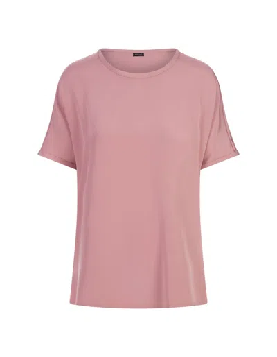 Kiton Pink Silk T-shirt