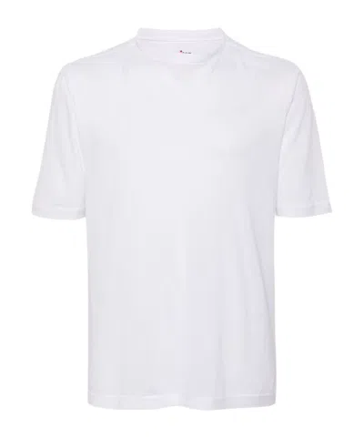 Kiton Milano Crewneck T-shirt In White