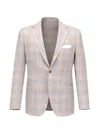 Kiton Plaid Blazer In Multi