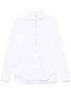 KITON POINTED-COLLAR COTTON SHIRT