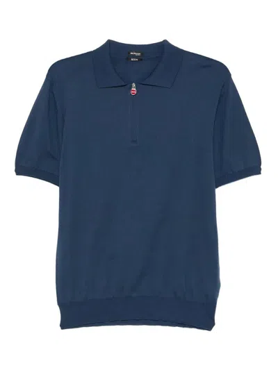 KITON POLO - AZUL