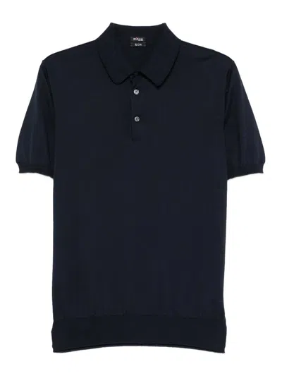 Kiton Polo In Blue