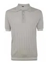 Kiton Men's Polo T-shirt In Blanco