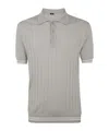 Kiton Men's Polo T-shirt In Gray