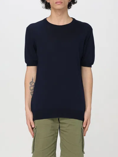 Kiton Polo Shirt  Men Color Blue