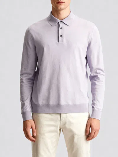 Kiton Polo Shirt  Men Color Blue In Purple