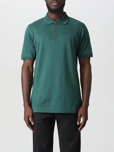 Kiton Polo Shirt  Men Color Green