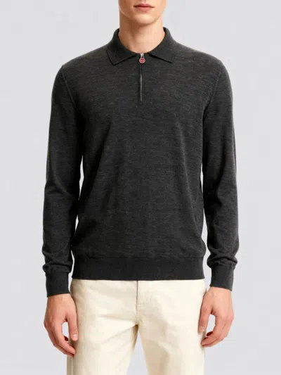 Kiton Polo Shirt  Men Color Grey In Black