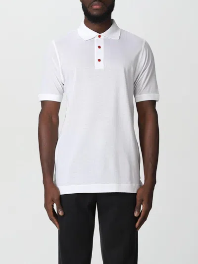 Kiton Polo Shirt  Men Color White