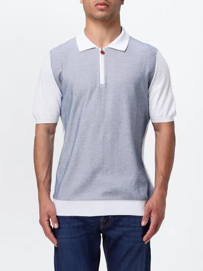 Kiton Polo Shirt Men In Animal Print