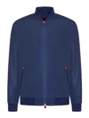 Kiton Polyester Jacket In Multicolor