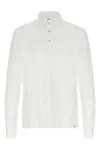 Kiton 'positano' Button-down Collar Polo Shirt In White