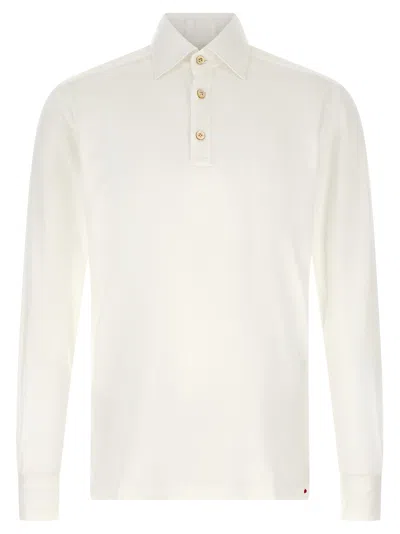 Kiton Positano Polo White