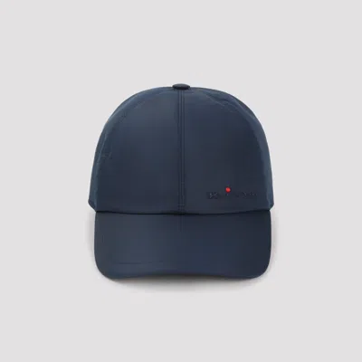 Kiton Premium Men's Baseball Hat In Blue