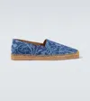 Kiton Printed Espadrilles In Blue