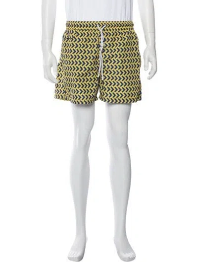 Pre-owned Kiton Printed Jogger Shorts In Multi