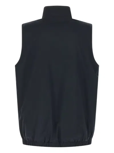 Kiton Reversible Vest In Black